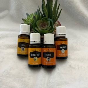 Young Living essential oils lemon citrus fresh orange tangerine